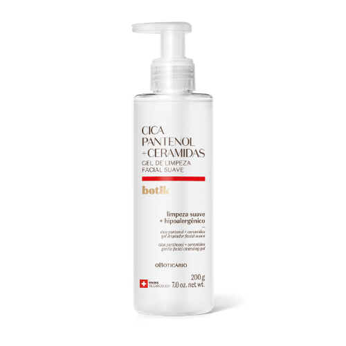 Botik Gel de Limpeza Facial Suave Cica Pantenol E Ceramidas 200g