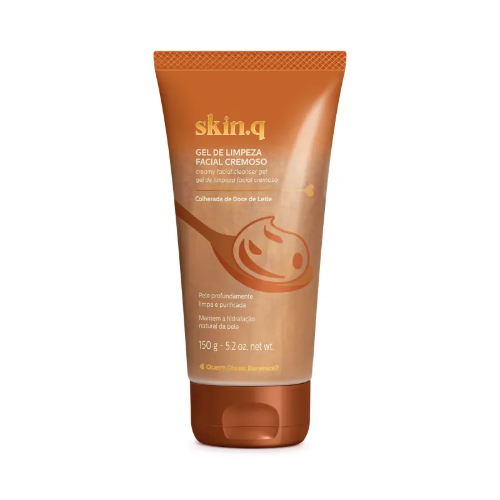 Gel de Limpeza Facial Cremoso Skin.q Colherada de Doce de Leite 150g
