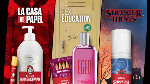 campanha O Boticário e Netflix - com produtos inspirados nas séries Stranger Things, Sex Education e La Casa de Papel