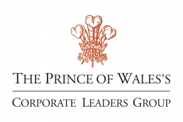 Na imagem, há a logomarca de The Prince of Wales’s Corporate Leaders Group.